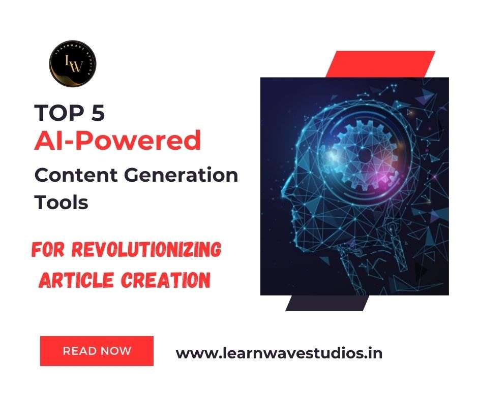 Best 5 Content Generation AI Tools for Article Creation