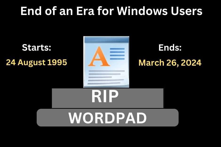 RIP WordPad The End of an Era for Windows Users