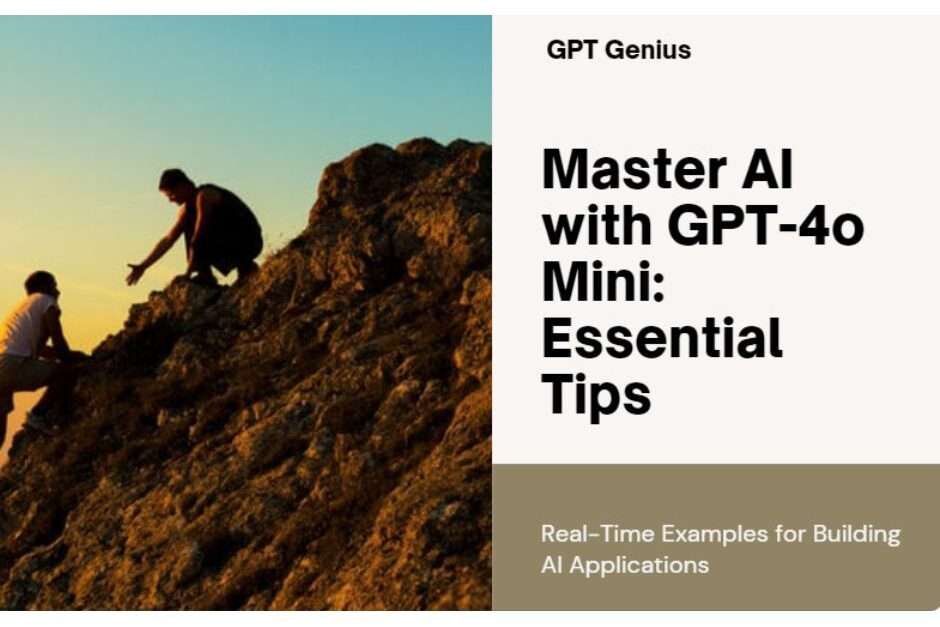 How to Use GPT-4o Mini to Build AI Applications